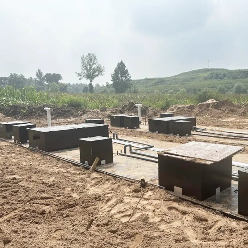 Gömülü Evsel Kanalizasyon Büyük Ölçekli Merkezi Arıtma İstasyonu