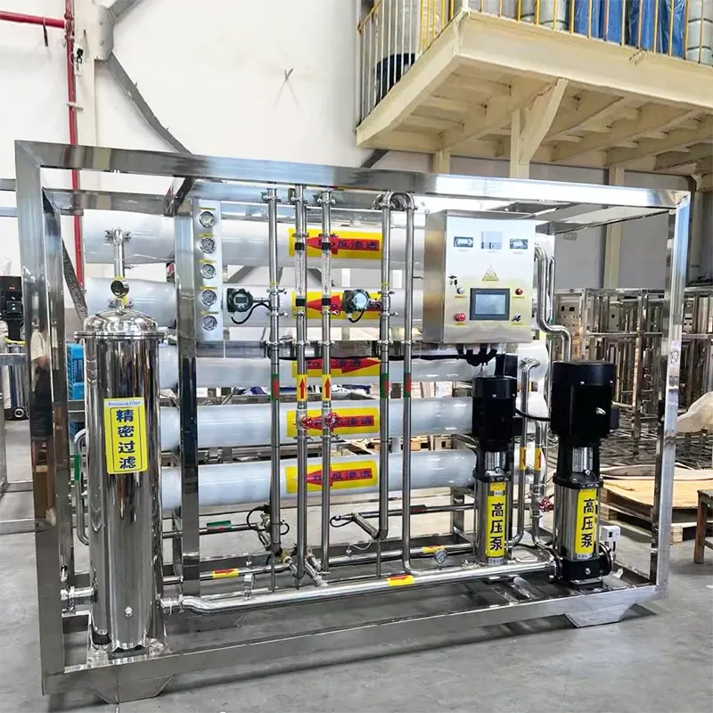 Gıda Endüstrisi için Seviye 2 Saf Su Ters Osmoz Ekipmanı